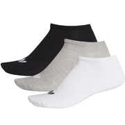 Skarpety adidas Trefoil Liner 3P białe, szare, czarne FT8524 adidas