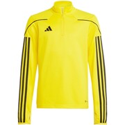 Bluza dla dzieci adidas Tiro 23 League Training Top żółto-czarna IC7880 adidas teamwear