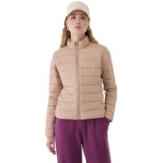 Kurtka damska puchowa 4F F533 beżowa 4FWSS25TDJAF533 83S 4F