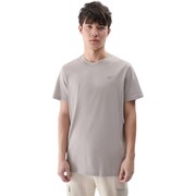 Koszulka męska 4F M2074 ciepły jasny szary 4FWSS25TTSHM2074 26S 4F