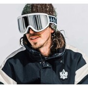 Gogle narciarskie damskie/męskie Volcom Footprints snowboardowe sportowe srebrne (VG0622116) Volcom