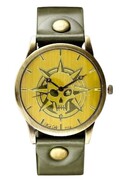 ZEGAREK DAMSKI TAYMA - RETRO PUNK 32 - oliwka (zx594c) Inny