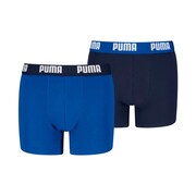 Bokserki dla dzieci Puma Everyday Basic 2 pak niebieskie, granatowe 938971 06 Puma