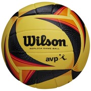 Piłka siatkowa Wilson AVP Replica Game żółto-czarno-pomarańczowa WTH01020XB 5 Wilson