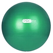 Piłka gimnastyczna Profit 75 cm zielona z pompką DK 2102 PROfit