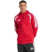 Bluza męska adidas Tiro 26 League Sweat Full Zip Hoodie czerwona KF9106 adidas teamwear