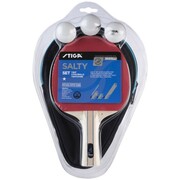 Rakietka do ping ponga Stiga Salty 1 rakietka ,3 piłeczki,pokrowiec STIGA