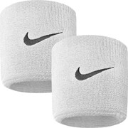 Frotki na nadgarstek Nike Swoosh białe 2 szt. NNN04101OS Nike