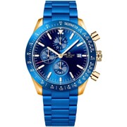 Zegarek Męski Giewont Chronograph Sapphire Niebiesko Miedziany GW8720-B5 Giewont