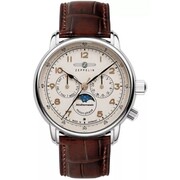 Zegarek Męski ZEPPELIN LZ121 Mediterranee Moonphase 9636-5 + BOX Zeppelin