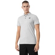 Koszulka męska 4F chłodny jasny szary melanż H4L22 TSM355 27M 4F