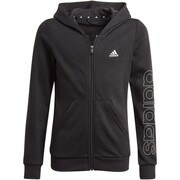 Bluza dla dzieci adidas Essentials Full-Zip Hoodie HD czarna GN4050 adidas