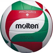 Piłka siatkowa Molten V5M2000 biało-czerwono-zielona 5 Molten