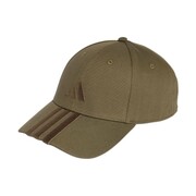 Czapka z daszkiem adidas 3-Stripes New Logo Baseball oliwkowa KE5878 adidas