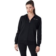 Bluza damska Champion Full Zip Hoodie czarna 117531 KK001 Champion