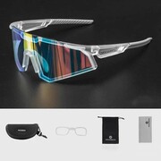 Okulary rowerowe Rockbros SP291 fotochromowe UV400 - białe Rockbros