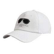 Czapka z daszkiem Karl Lagerfeld Paris Okulary Strapback Biała - L5WH7946-wht Karl Lagerfeld