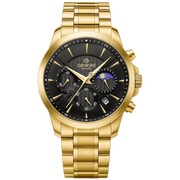 Zegarek Męski Giewont Chronograph Sapphire Złoto Czarny GW9460-B4 Giewont