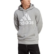 Bluza męska adidas Essentials French Terry Big Logo Hoodie szara IC9364 adidas