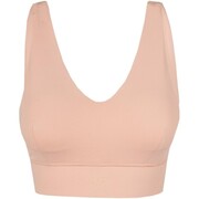Stanik sportowy damski 4F pudrowy koral H4Z22 STAD017 65S 4F