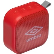 GŁOŚNIK BEZPRZEWODOWY PRZENOŚNY ZESTAW GŁOŚNOMÓWIĄCY 3W UMBRO CZERWONY Umbro
