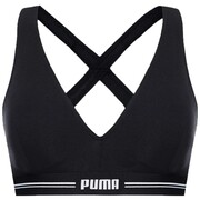 Stanik sportowy damski Puma Cross-Back Padded Top 1p czarny 938191 01 Puma