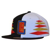 Czapka z daszkiem Mitchell & Ness NBA Diamond Cut Los Angeles Clippers - HHSS1093-LACYYPPPBKWH Mitchell & Ness