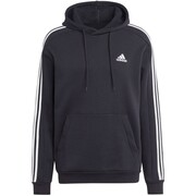 Bluza męska adidas Essentials Fleece 3-Stripes Hoodie czarna IB4028 adidas