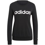 Bluza damska adidas Essentials Linear Sweatshirt czarna GL0718 adidas