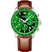 Zegarek Męski Giewont Chronograph Sapphire Brązowo Zielony GW3520-A6 Giewont