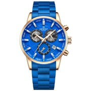 Zegarek Męski Giewont Chronograph Sapphire Niebieski GW4580-B5 Giewont
