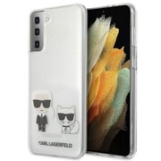 Etui Karl Lagerfeld Karl&Choupette na Samsung Galaxy S21+ - przezroczyste Karl Lagerfeld