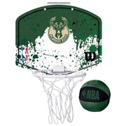 Tablica do koszykówki Wilson NBA Team Milwaukee Bucks Mini Hoop WTBA1302MIL Wilson