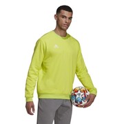 Bluza męska adidas Entrada 22 Sweat Top limonkowa HC5049 adidas teamwear