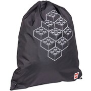 LEGO Bricks Drawstring Bag 10034-2511 Czarne One size Lego