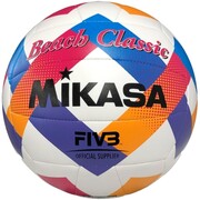 Piłka siatkowa plażowa Mikasa Beach Classic biało-niebiesko-różowa BV543C-VXA-O 5 Mikasa