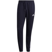 Spodnie męskie adidas Essentials Tapered Elastic Cuff 3 Stripes Pant granatowe GK8830 adidas