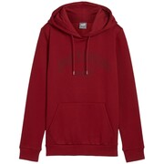 Bluza damska Puma Ess+ Logo LAB Hoodie FL bordowa 682987 13 Puma