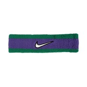 Opaska na głowę Nike Swoosh fioletowo-zielona N1012407306 Nike