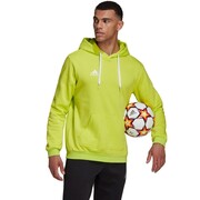 Bluza męska adidas Entrada 22 Hoody limonkowa HC5083 adidas teamwear