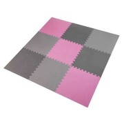 Mata puzzle Multipack One Fitness MP10 różowo-szare 9 elementów 10 mm ONE FITNESS
