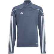 Bluza dla dzieci adidas Tiro 23 League Training Top szaro-biała HS3491 adidas teamwear