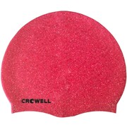 Czepek pływacki silikonowy Crowell Recycling Pearl różowy kol.3 Crowell