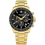 Zegarek Męski Giewont Chronograph Sapphire Złoto Czarny GW3520-B4 Giewont