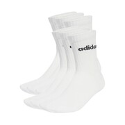 Skarpety adidas Linear Crew Socks Cushioned 6 Par białe JL6096 adidas