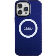 Etui Audi IML Big Logo MagSafe na iPhone 14 Pro Max - niebieskie Audi