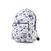 PLECAK THE SOCIETY PACK XCLASSIC BACKPACK OFF WHITE BLUE FLOWER ALLOVER The Pack Society