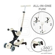 Hulajnoga z siedziskiem jeździk GO•UP DELUXE LIGHTS ECOLOGIC 360 (697-566) Globber