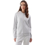 Bluza damska 4F F0956 chłodny jasny szary melanż 4FWSS24TSWSF0956 27M 4F