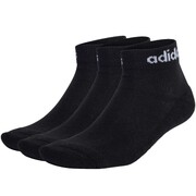 Skarpety adidas Linear Ankle Socks Cushioned Socks 3P czarne IC1303 adidas